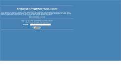 Desktop Screenshot of enjoybeingmarried.com